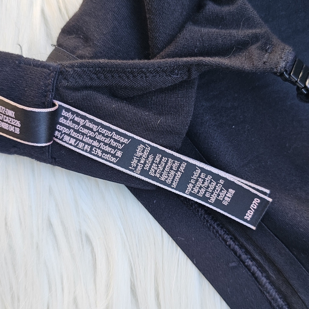 Victoria's Secret T-Shirt Lightly Lined Wireless Bra Size 32D - Picture 4 of 7